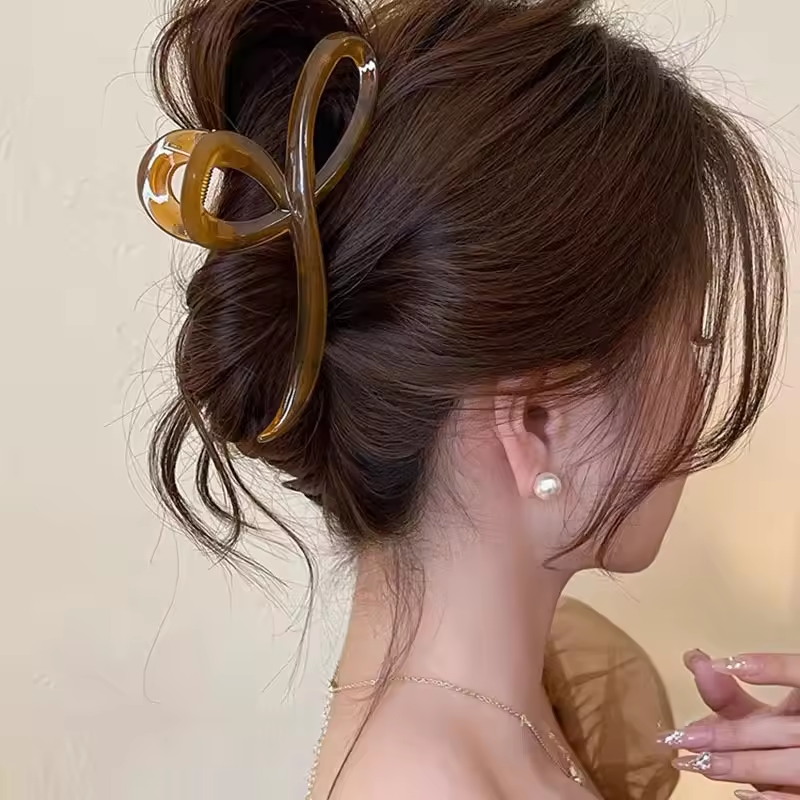 Vintage Fashion Ornaments - مشبك شعر أنيق بلون الجيلي على