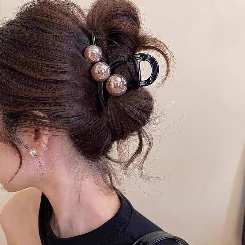 الكورية اللؤلؤ الصليب مخلب شعر - مراجعة Vintage Fashion Ornaments وسعره
