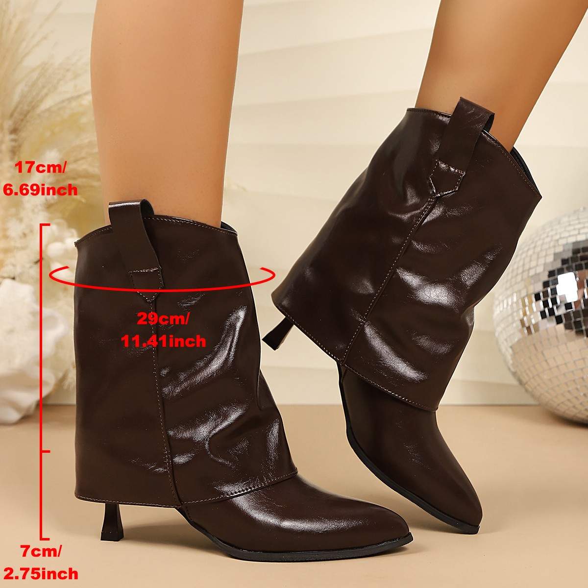 أحذية قصيرة نسائية بكعب عالٍ ع - مراجعة Vintage Fashion In 2026 وسعره