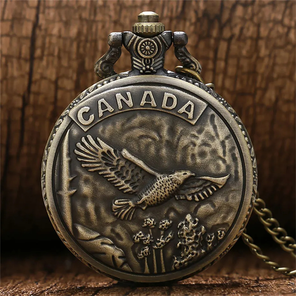 ساعة جيب برونزية عتيقة للرجال  - مراجعة Vintage Fashion Canada وسعره