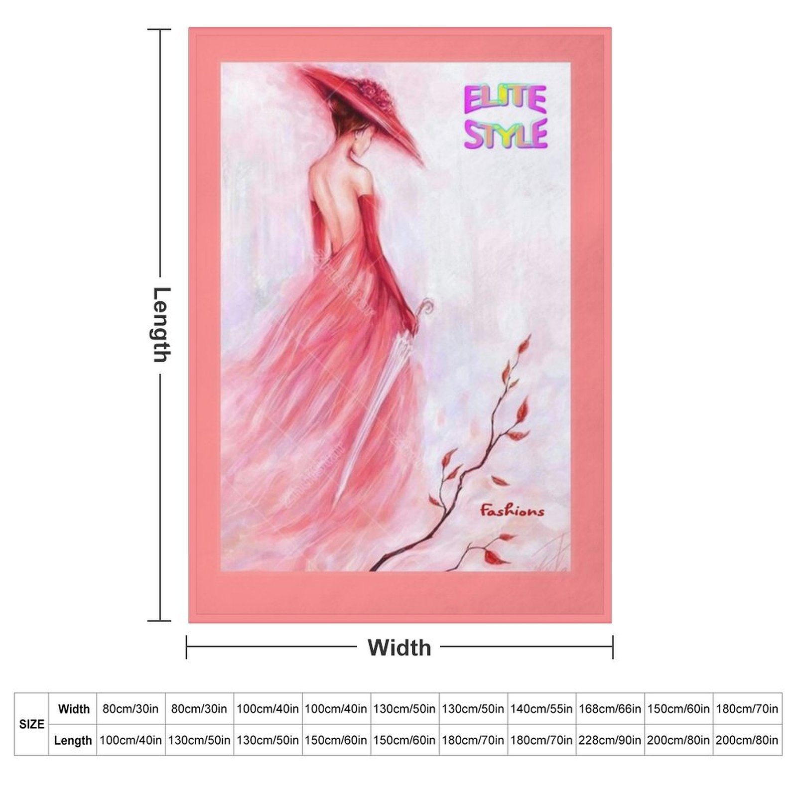 إليت ستايل: بطانية مطبوعة بتصم - مراجعة Vintage Fashion Magazine Covers وسعره
