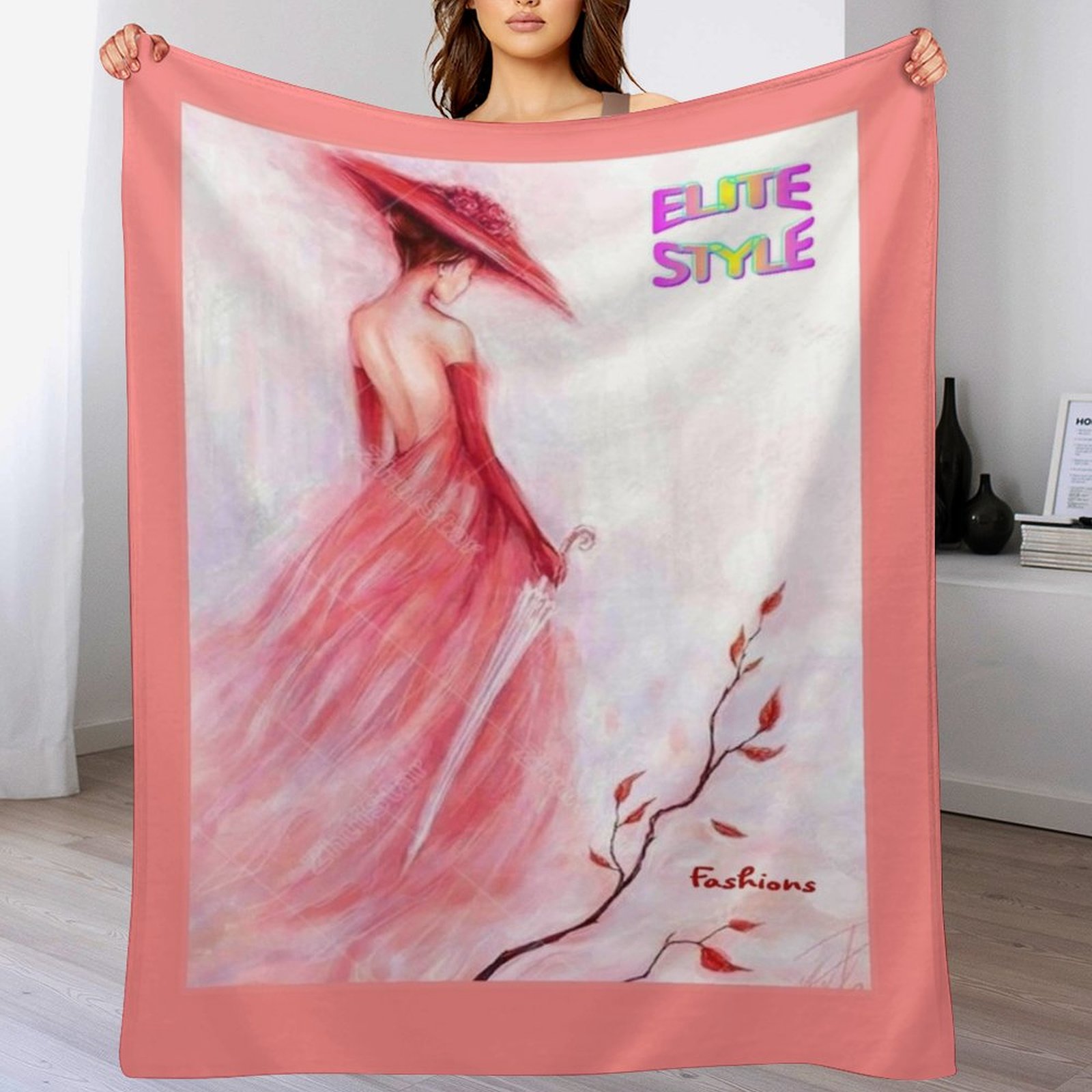 إليت ستايل: بطانية مطبوعة بتصم - مراجعة Vintage Fashion Magazine Covers وسعره