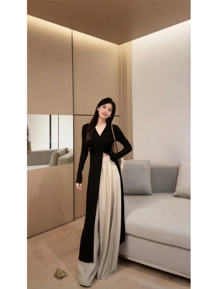 طقم معطف طويل وبنطلون للطالبات - مراجعة Vintage Fashion Wear وسعره